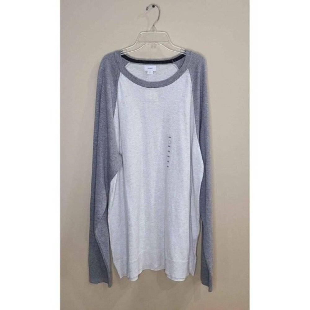 New Men's XXL Old Navy Lightweight Shades of Grey Sweater